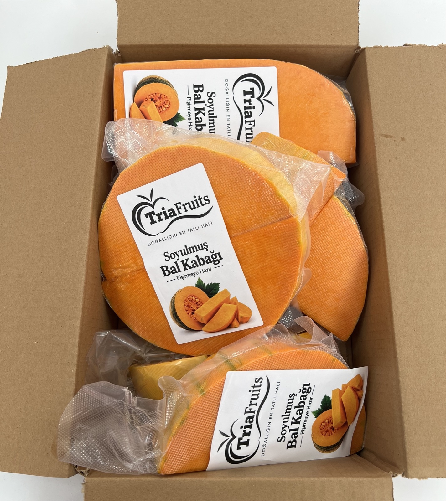Citrouille pelée et coupée thumbnail 4